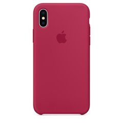 Чехол противоударный силиконовый Apple для iPhone X (MQT82) Красная роза 1291 фото