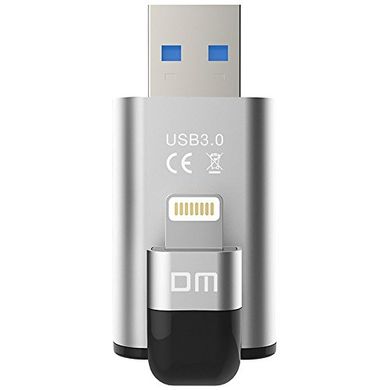 Флеш-накопитель DM Aiplay Pro APD003 32GB USB 3.0 / Lightning Silver для iPhone, iPad, iPod 1610 фото