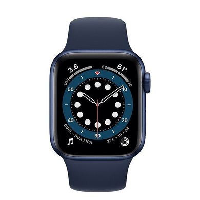 Apple Watch Series 6 44mm Blue Aluminum Case with Blue Sport Band (M00J3) 3755 фото