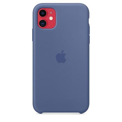 Чехол Apple Silicone Case для iPhone 11 Linen Blue (MY1A2) 3675 фото