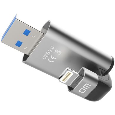 Флеш-накопичувач DM Aiplay Pro APD003 32GB USB 3.0 / Lightning Silver для iPhone, iPad, iPod 1610 фото