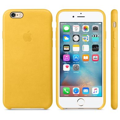 Чехол Apple Leather Case Marigold (MMM32) для iPhone 6/6s Plus 307 фото