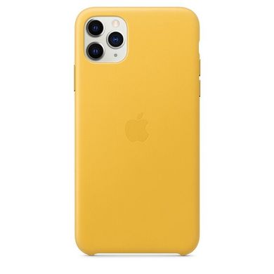 Чохол шкіряний Apple Leather Case для iPhone 11 Pro Meyer Lemon (MX0A2)