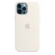 Чехол Apple Silicone Case with MagSafe White (MHLE3) для iPhone 12 Pro Max  3843 фото 1