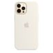 Чехол Apple Silicone Case with MagSafe White (MHLE3) для iPhone 12 Pro Max  3843 фото 2