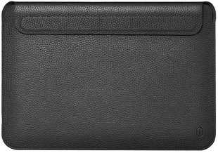 Чехол WIWU Genuine Leather Laptop Sleeve 14" (Black) 12246 фото