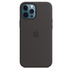 Чехол Apple Silicone Case with MagSafe Black (MHLG3) для iPhone 12 Pro Max 3844 фото