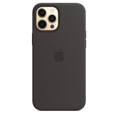 Чехол Apple Silicone Case with MagSafe Black (MHLG3) для iPhone 12 Pro Max 3844 фото