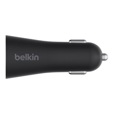 Автомобильний зарядний пристій Belkin USB-C 27W 3A Fast Charge Black (F7U071BTBLK) 7852 фото