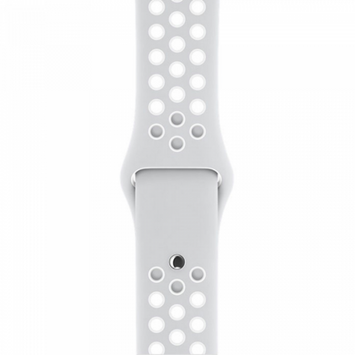 Ремешок Nike+ Apple Watch 42/44mm Pure Platinum/White Nike Sport Band (High Copy) 2314 фото