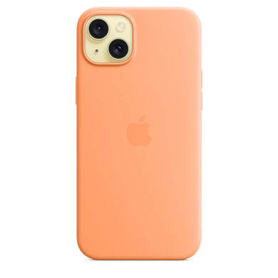 Чехол Silicone Case для iPhone 15 Plus Orange Sorbet COPY 9616-3 фото