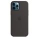 Чехол Apple Silicone Case with MagSafe Black (MHLG3) для iPhone 12 Pro Max 3844 фото 1