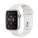 Apple Watch Series 5 (GPS) 40mm Silver Aluminum Case with White Sport Band (MWV62) 3477 фото 2