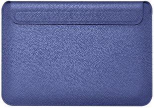 Чохол WIWU Genuine Leather Laptop Sleeve 14" (Royal Blue) 12247 фото