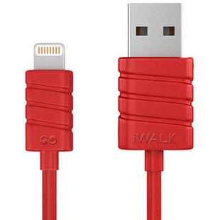 iWALK Lightning кабель для зарядки iPhone/iPad (8 pin) Red 1664 фото