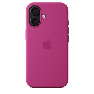 Чохол Apple iPhone 16 Plus Silicone Case with MagSafe - Fuchsia (MYYE3)