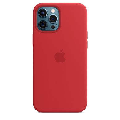 Чехол Apple Silicone Case with MagSafe (PRODUCT)RED (MHLF3) для iPhone 12 Pro Max 3845 фото