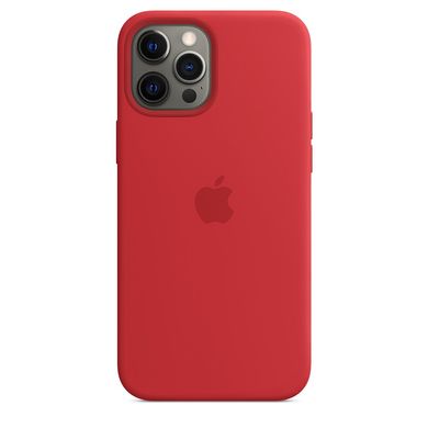 Чохол Apple Silicone Case with MagSafe (PRODUCT)RED (MHLF3) для iPhone 12 Pro Max 3845 фото