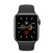 Apple Watch Series 5 (GPS) 40mm Space Gray Aluminum Case with Black Sport Band (MWV82) 3478 фото 1