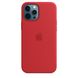 Чехол Apple Silicone Case with MagSafe (PRODUCT)RED (MHLF3) для iPhone 12 Pro Max 3845 фото 1