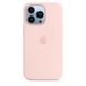 Чехол Apple Silicone Case with MagSafe Chalk Pink (MM2H3) для iPhone 13 Pro 4098 фото 4