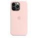 Чохол Apple Silicone Case with MagSafe Chalk Pink (MM2H3) для iPhone 13 Pro 4098 фото 1