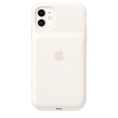 Чехол Apple Smart Battery Case with Wireless Charging для iPhone 11 Soft White (MWVJ2)