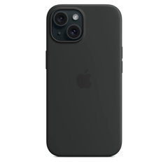 Чохол Apple iPhone 15 Silicone Case with MagSafe - Black (MT0J3) 7836 фото