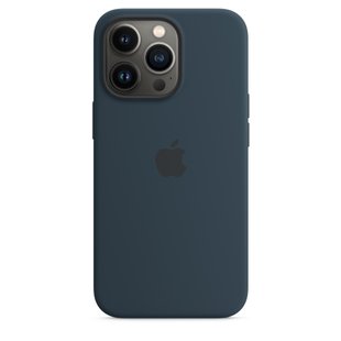 Чохол Apple Silicone Case with MagSafe Abyss Blue (MM2J3) для iPhone 13 Pro 4099 фото