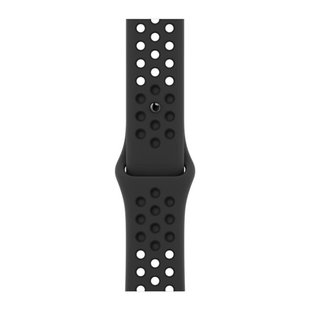 Ремешок Apple Nike Sport Band Anthracite/Black для Apple Watch 45/44/42 mm (ML883) 76000 фото