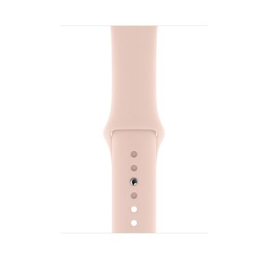 Apple Watch Series 5 (GPS) 44mm Gold Aluminum Case with Pink Sand Sport (MWVE2) 3479 фото