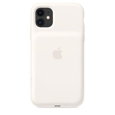 Чехол Apple Smart Battery Case with Wireless Charging для iPhone 11 Soft White (MWVJ2) 3678 фото