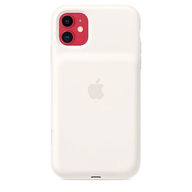 Чехол Apple Smart Battery Case with Wireless Charging для iPhone 11 Soft White (MWVJ2) 3678 фото