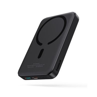 Зовнішній акумулятор Baseus Magnetic Mini Air 10000mAh 20W Black (P10059001113-00) 9840 фото