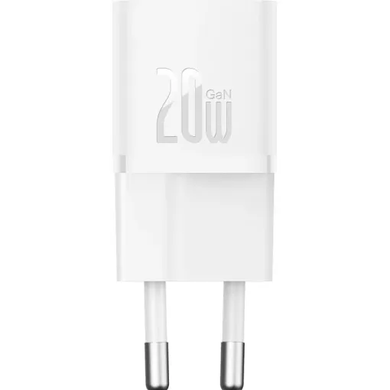 Сетевое зарядное устройство для Baseus GaN5 1C 20W White (CCGN050102) 20038-1 фото
