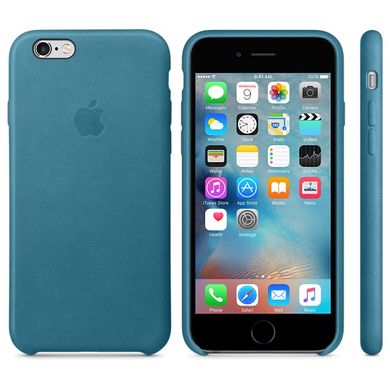 Чехол Apple Leather Case Marine Blue (MM362) для iPhone 6/6s Plus 310 фото