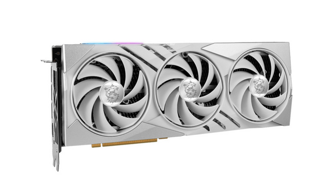 Відеокарта MSI GeForce RTX 4070 Ti GAMING X SLIM WHITE 12G (912-V513-442)