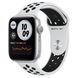Apple Watch Nike Series 6 GPS 44mm Silver Aluminum Case w. Pure Platinum/Black Nike Sport B. (MG293) 3758 фото 1