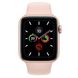 Apple Watch Series 5 (GPS) 44mm Gold Aluminum Case with Pink Sand Sport (MWVE2) 3479 фото 1
