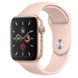 Apple Watch Series 5 (GPS) 44mm Gold Aluminum Case with Pink Sand Sport (MWVE2) 3479 фото 2