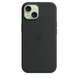 Чохол Apple iPhone 15 Silicone Case with MagSafe - Black (MT0J3) 7836 фото 3