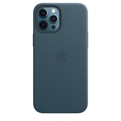 Чохол Apple Leather Case with MagSafe Baltic Blue (MHKK3) для iPhone 12 Pro Max