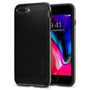 Ударостійкий чохол Spigen Neo Hybrid 2 для iPhone 8 Plus темно-сірий 1969 фото