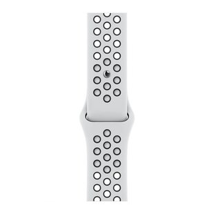 Ремешок Apple Nike Sport Band Pure Platinum/Black для Apple Watch 45/44/42 mm (ML893) 76001 фото