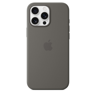 Чохол Silicone Case для iPhone 16 Pro Max Stone Gray COPY