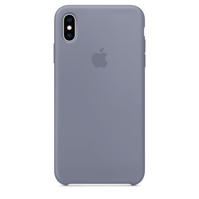 Силиконовый чехол Apple iPhone XS Max Silicone Case (MTFH2) Lavander Gray 2106 фото
