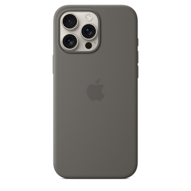 Чохол Silicone Case для iPhone 16 Pro Max Stone Gray COPY