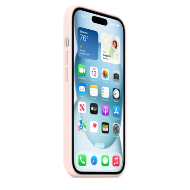 Чехол Silicone Case для iPhone 15 Light Pink COPY 9618-1 фото