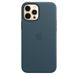 Чохол Apple Leather Case with MagSafe Baltic Blue (MHKK3) для iPhone 12 Pro Max 3847 фото 2