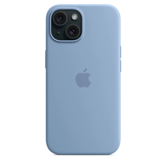 Чeхол Apple iPhone 15 Silicone Case with MagSafe - Winter Blue (MT0Y3) 7838 фото